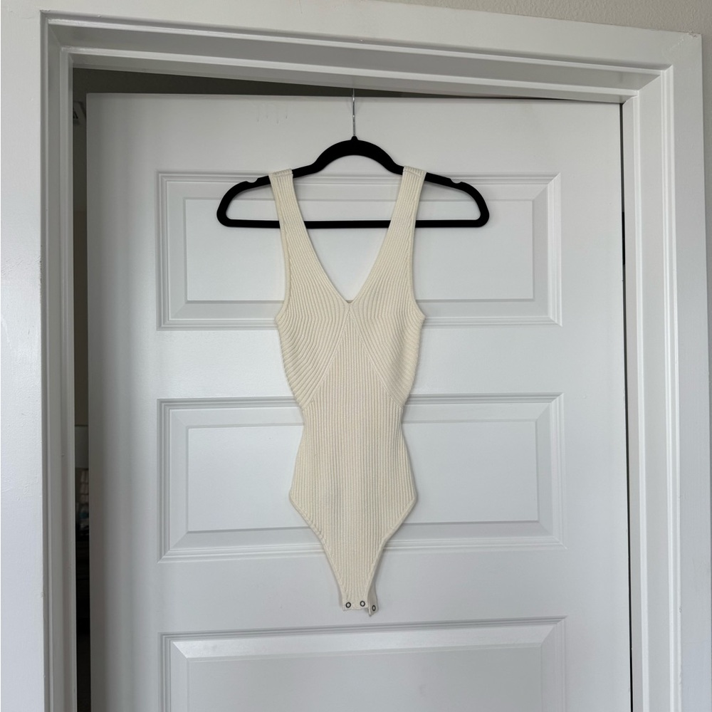 Abercrombie & Fitch Cream Bodysuit